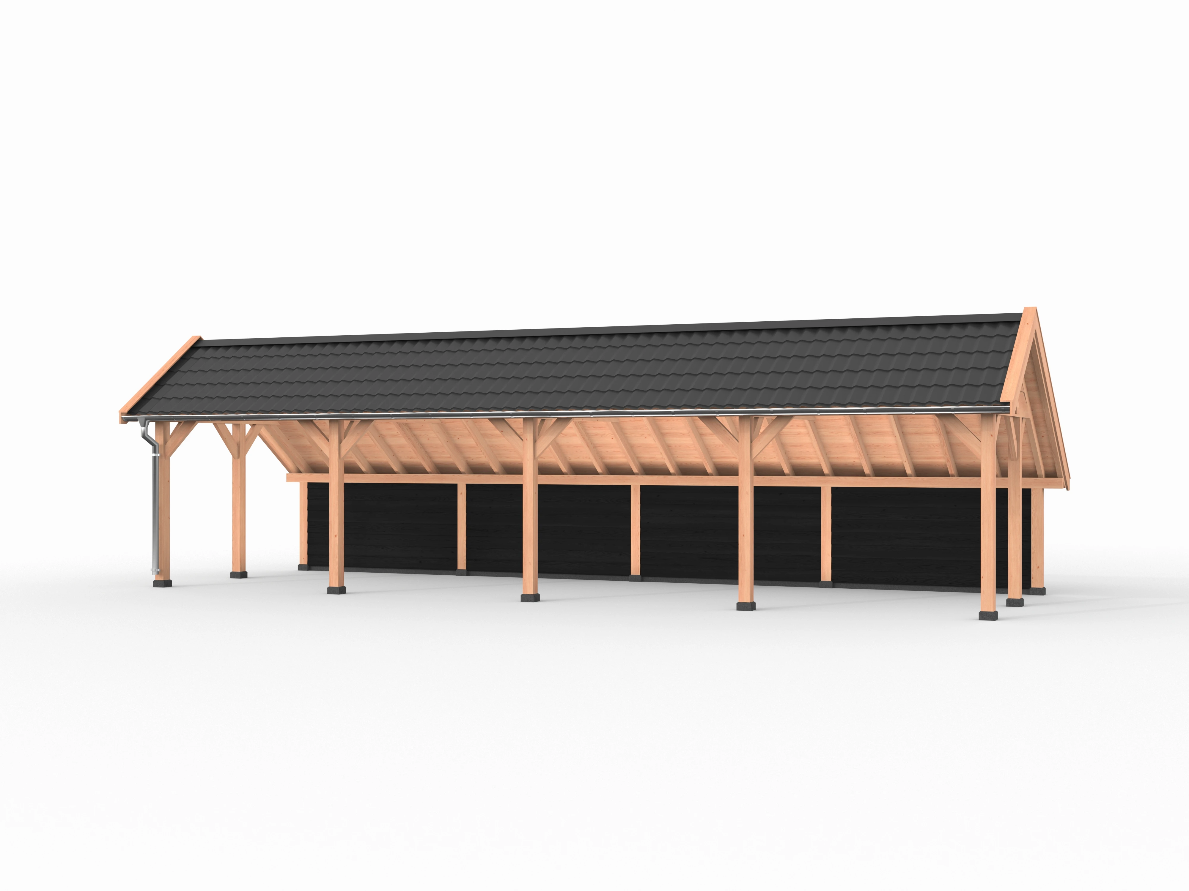 Douglas Kapschuur, 1200 x 400, met achterwand, Westwood Deluxe - Afbeelding 2